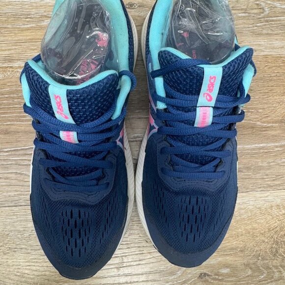 Asics Gel Contend 7 Blue Sneaker Women's Size 8 - Picture 2 of 8